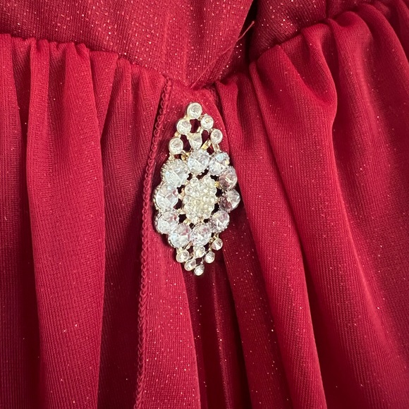 Speechless size M red glitter semi formal halter dress - like new condition ✨ - Picture 4 of 8